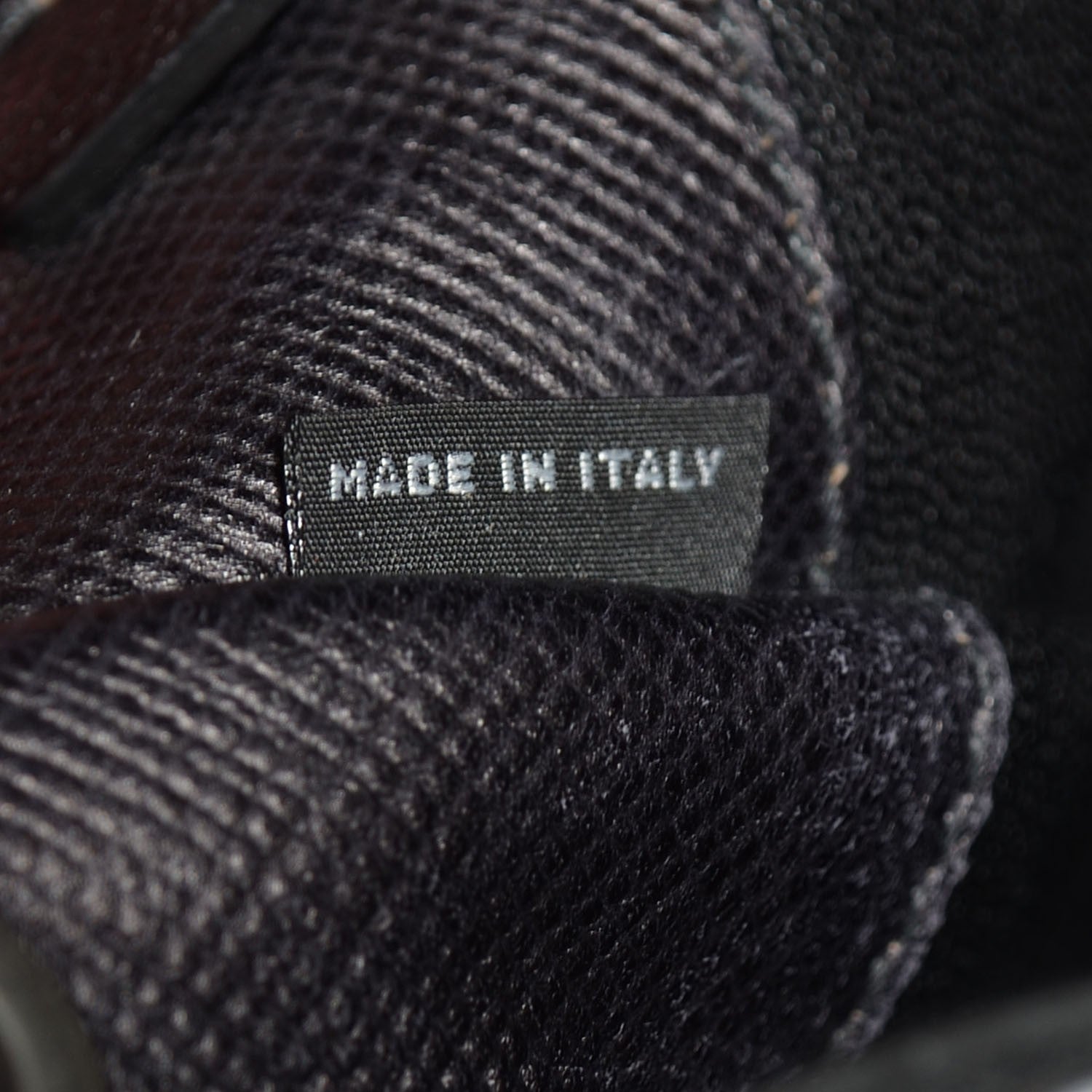 Prada Distressed Saffiano Cuir Double Handle Shopping Tote Black 8 of 10