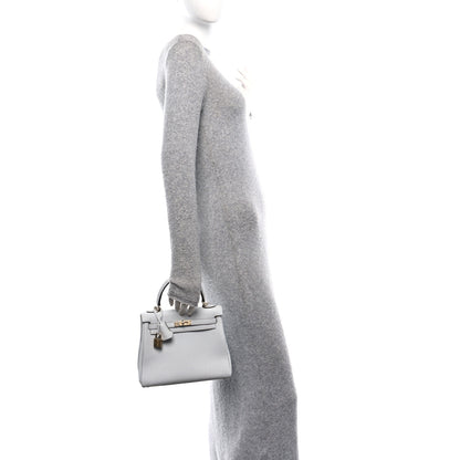 Hermes Togo Kelly Retourne 25 Gris Pale 2 of 11