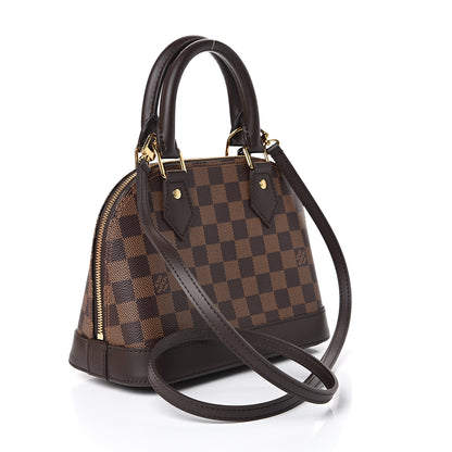 Louis Vuitton Damier Ebene Alma BB 2 of 12