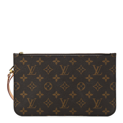 Louis Vuitton Monogram Neverfull MM GM Pochette 1 of 11