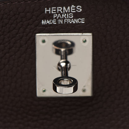 Hermes Taurillon Clemence Kelly Retourne 35 Chocolate 26 of 37