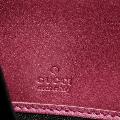 Gucci Metallic Soft Guccissima Heart Zip Around Wallet Fresia Rose 17 of 18