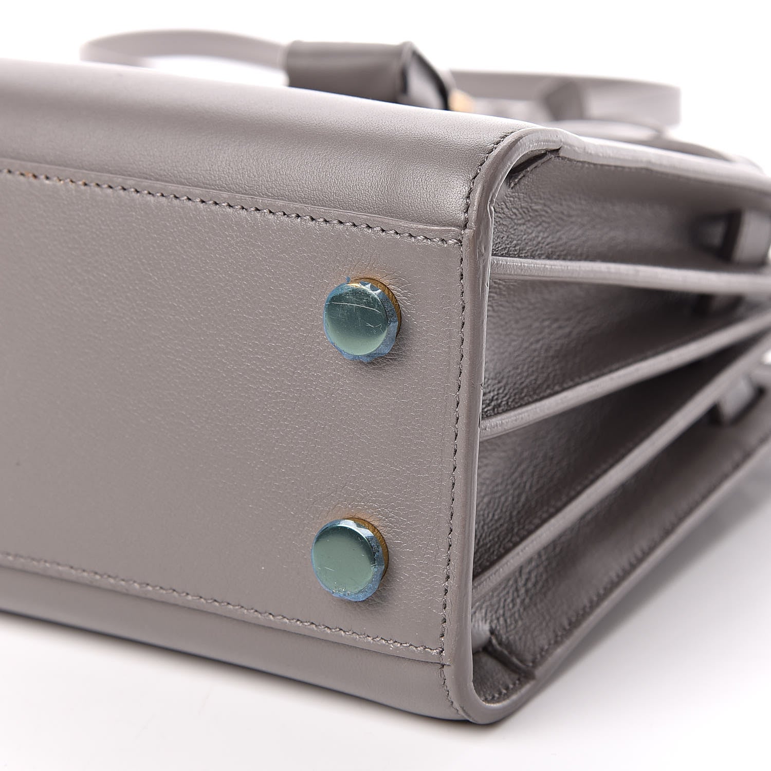 Saint Laurent Calfskin Nano Sac De Jour Fog 9 of 9