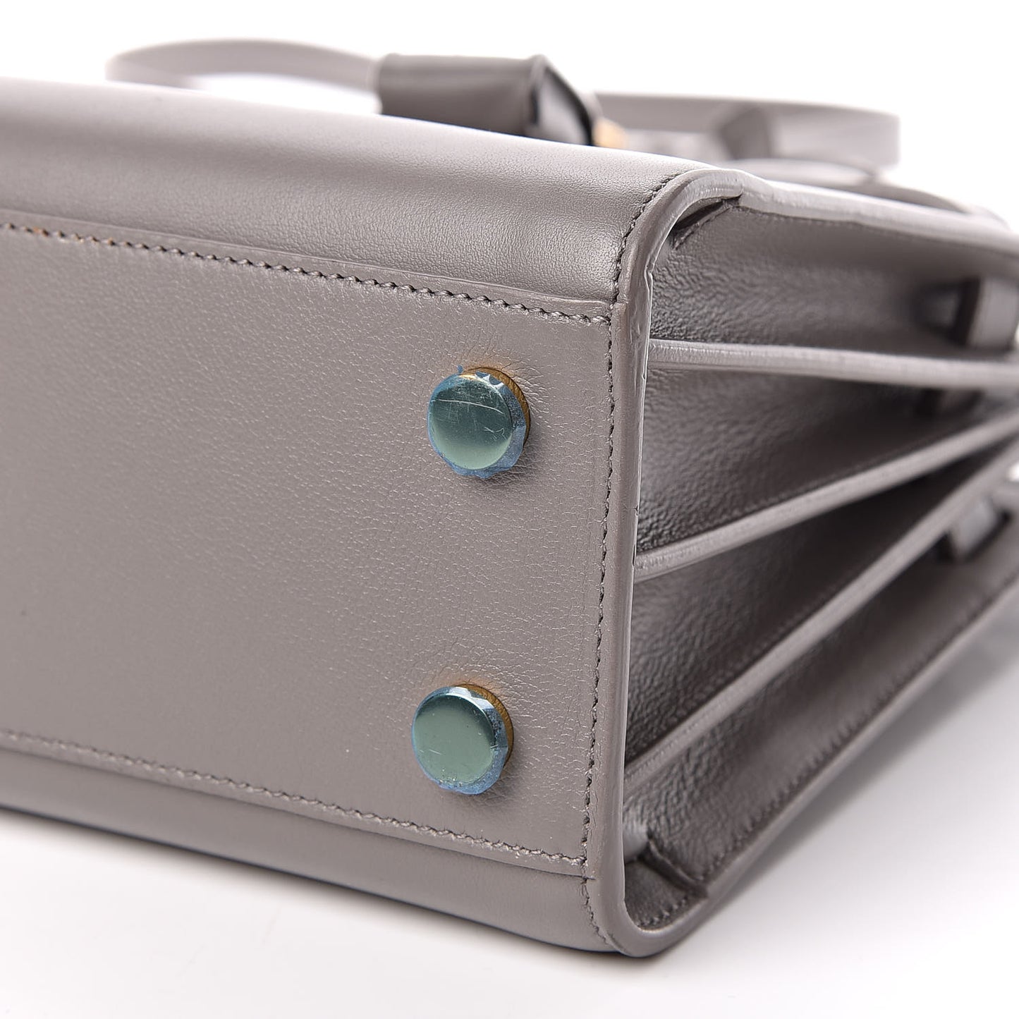 Calfskin Nano Sac De Jour Fog