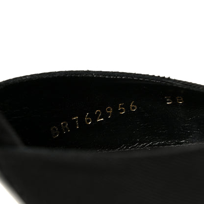 Saint Laurent Grosgrain Penelope Slingback Pump 38 Black 9 of 10