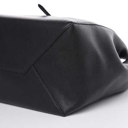 Celine Soft Grained Calfskin Medium Belt Cabas Phantom Black 8 of 10