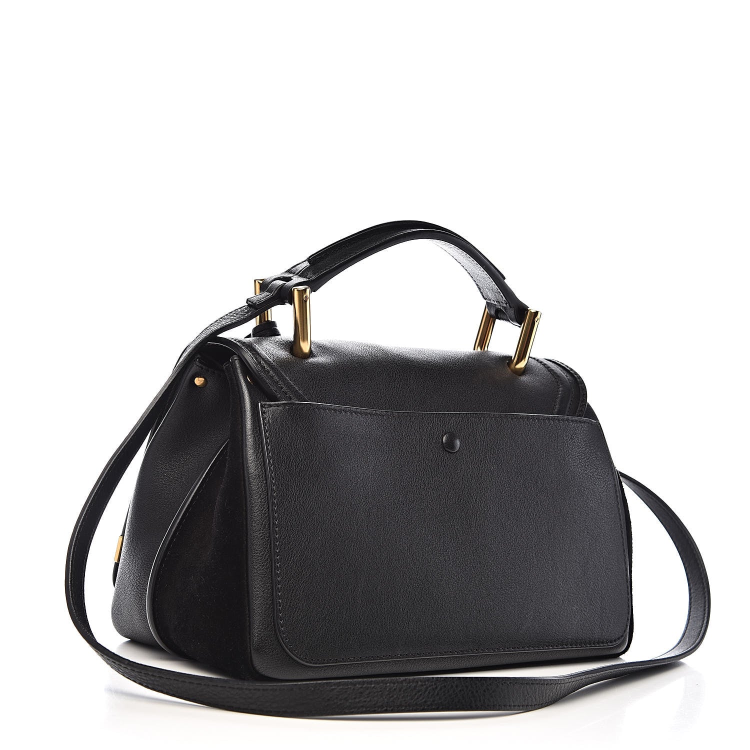 Chloe Smooth Calfskin Small Indy Shoulder Bag Black 3 of 11