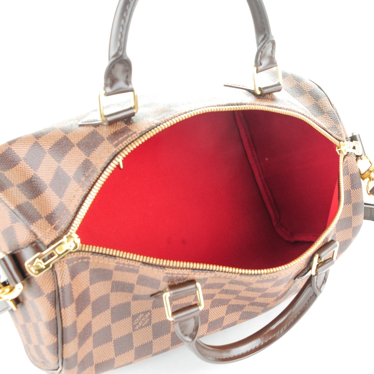 Louis Vuitton Damier Ebene Speedy Bandouliere 30 5 of 8