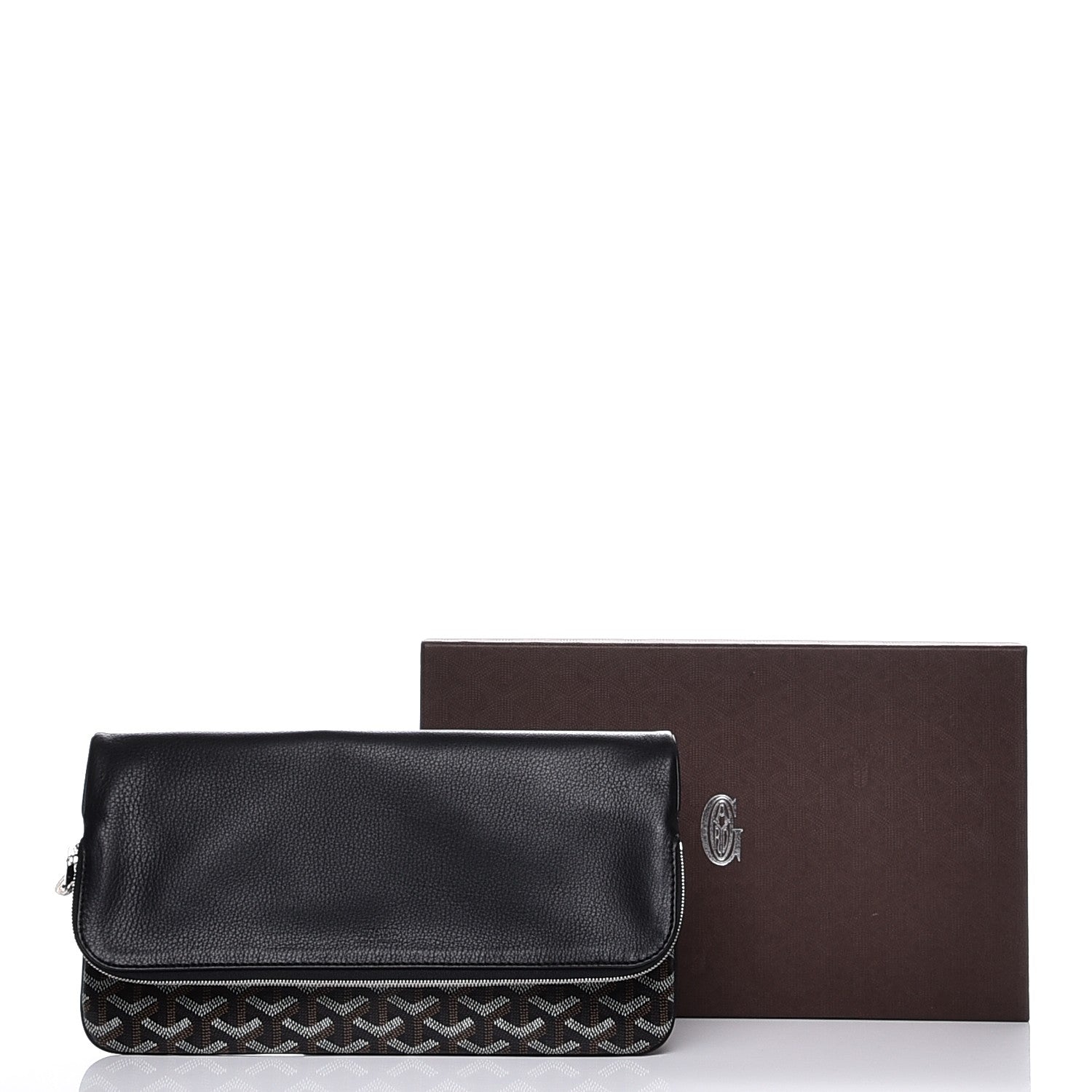 Goyard Goyardine Sainte Marie Soft Clutch Black 9 of 9