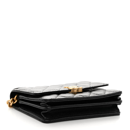 Chanel Caviar Quilted Mini Bracelet On Chain Wallet On Chain WOC Black 4 of 11
