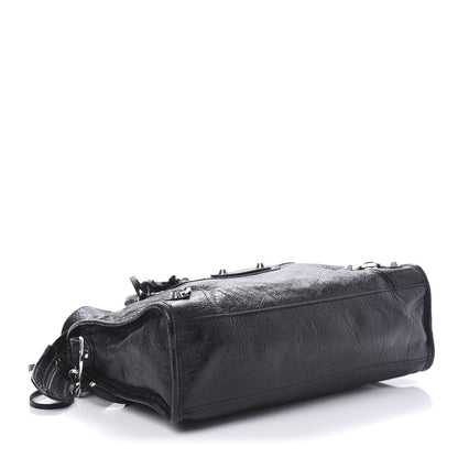Balenciaga Agneau Classic Silver Hardware S City Black 4 of 9