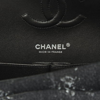 Chanel Denim Medium Double Flap Black 6 of 10