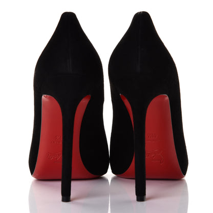 Christian Louboutin Suede Flo 120 Pumps 41.5 Black 4 of 9