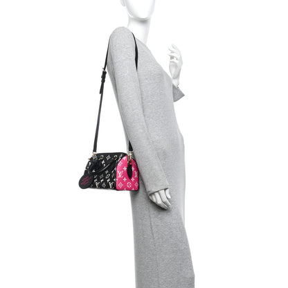Louis Vuitton Empreinte Monogram Spring in the City Speedy Bandouliere 20 Black White Pink 2 of 11
