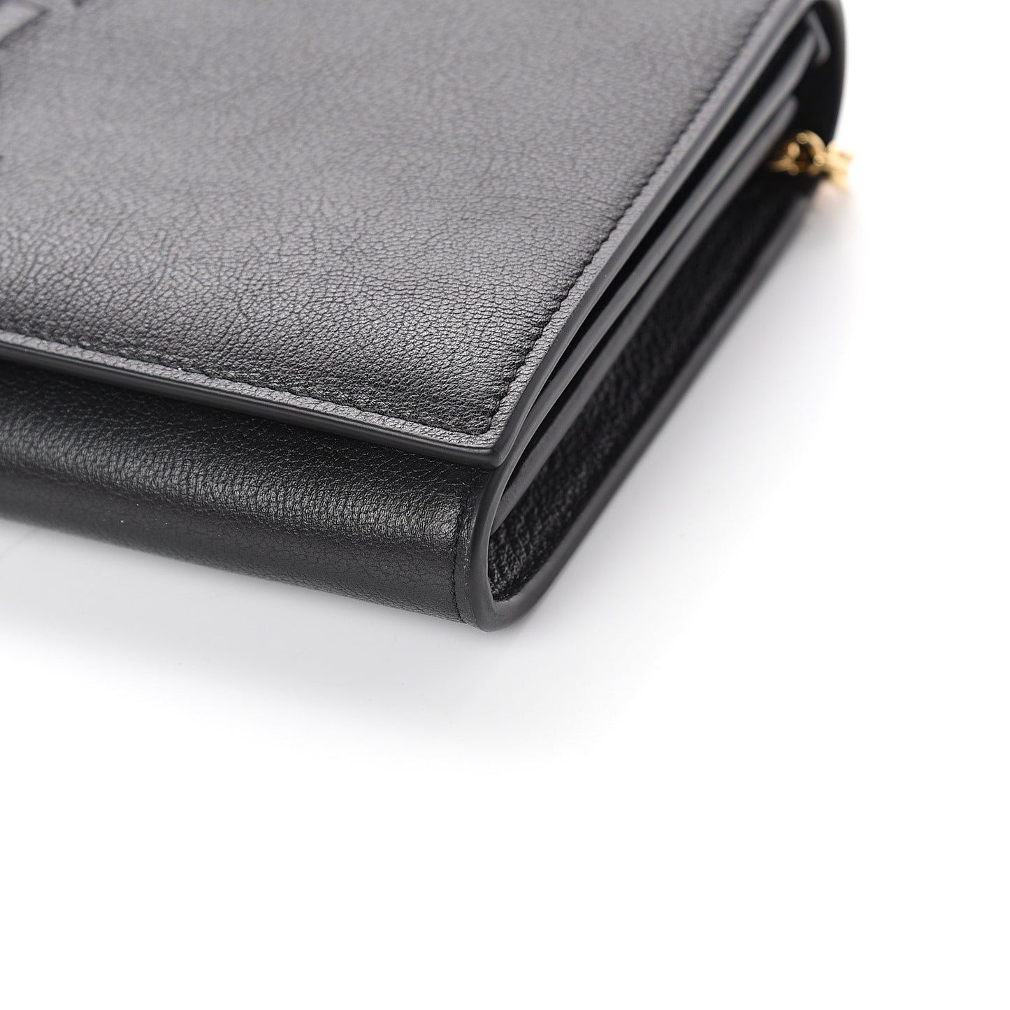 Calfskin Monogram Belle de Jour Chain Clutch Black
