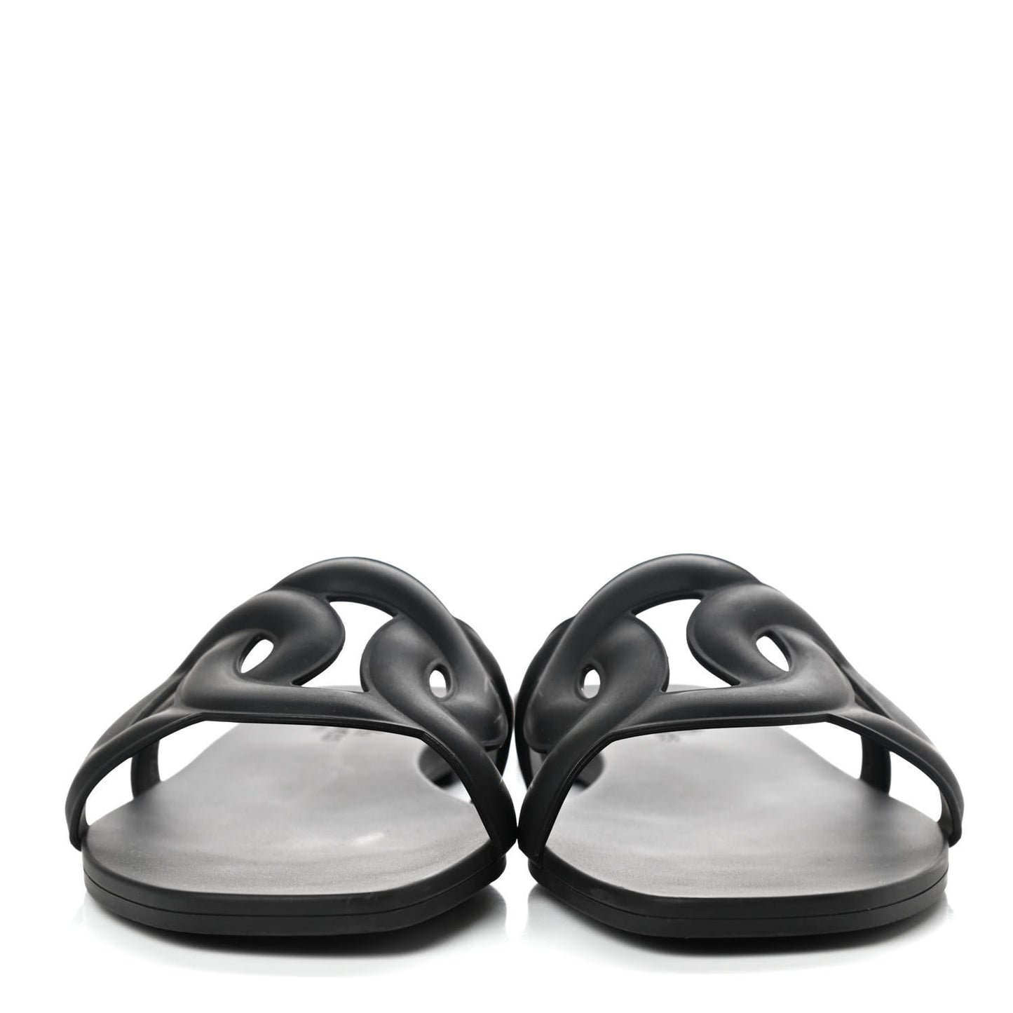 Rubber Aloha Sandals 37 Black