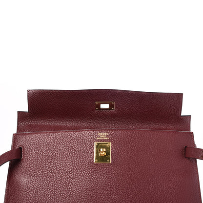 Hermes Fjord Kelly Sellier 35 Rouge H 29 of 36