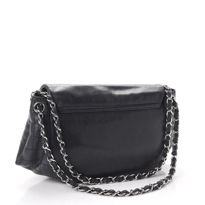 Chanel Caviar Half Moon Large Flap Black 3 of 10