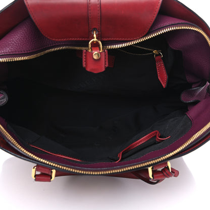 Burberry Prorsum Geometric Tapestry Large Milverton Bag Multicolor 4 of 15