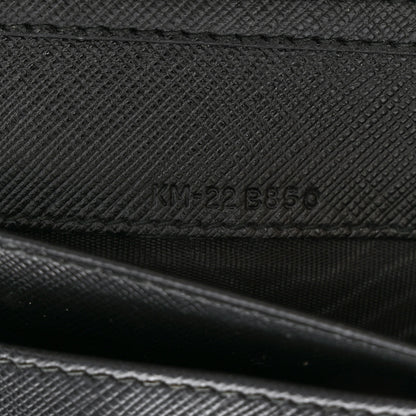 Salvatore Ferragamo Calfskin Vara Wallet On Chain Black 7 of 11