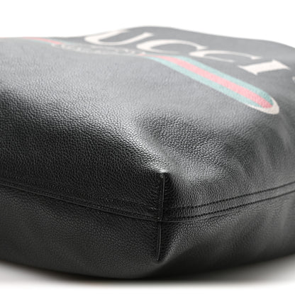 Gucci Calfskin Mens Logo Vertical Shopping Tote Black 10 of 10