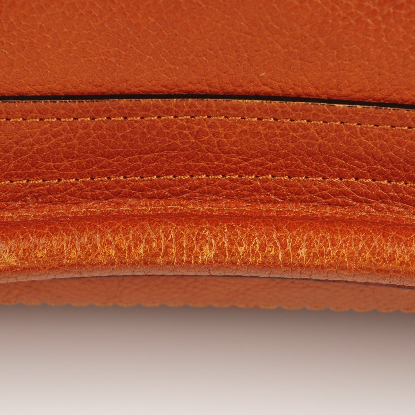 Calfskin Medium Military Paraty Caramel