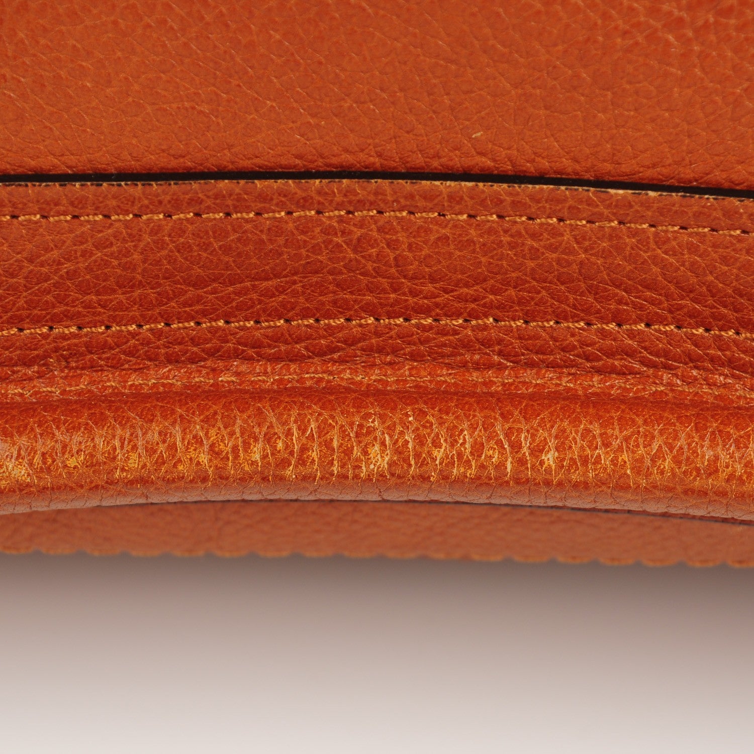 Chloe Calfskin Medium Military Paraty Caramel 3 of 8