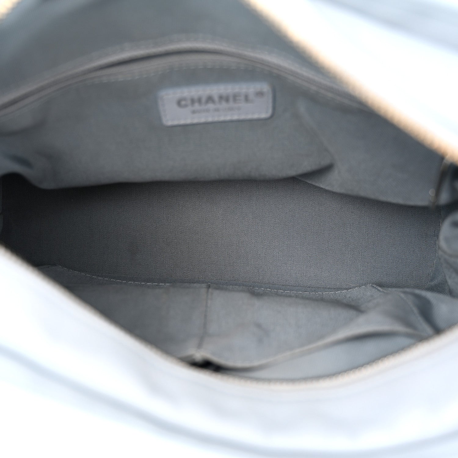Chanel Aged Calfskin Quilted Medium Gabrielle Hobo Light Blue 5 of 10
