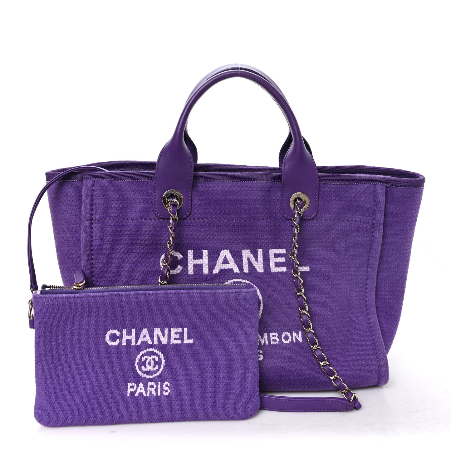 Mixed Fibers Small Deauville Tote Purple