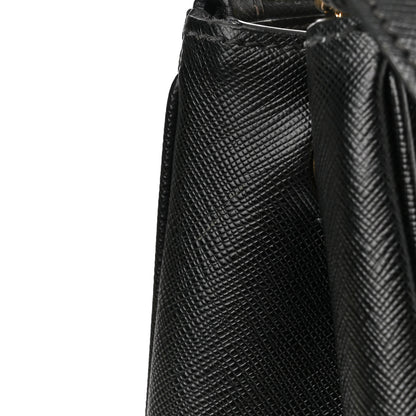 Prada Saffiano Medium Galleria Double Zip Tote Black 16 of 19