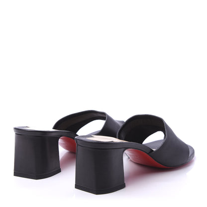 Christian Louboutin Calfskin Viberta 55 Mule 40.5 Black 4 of 8