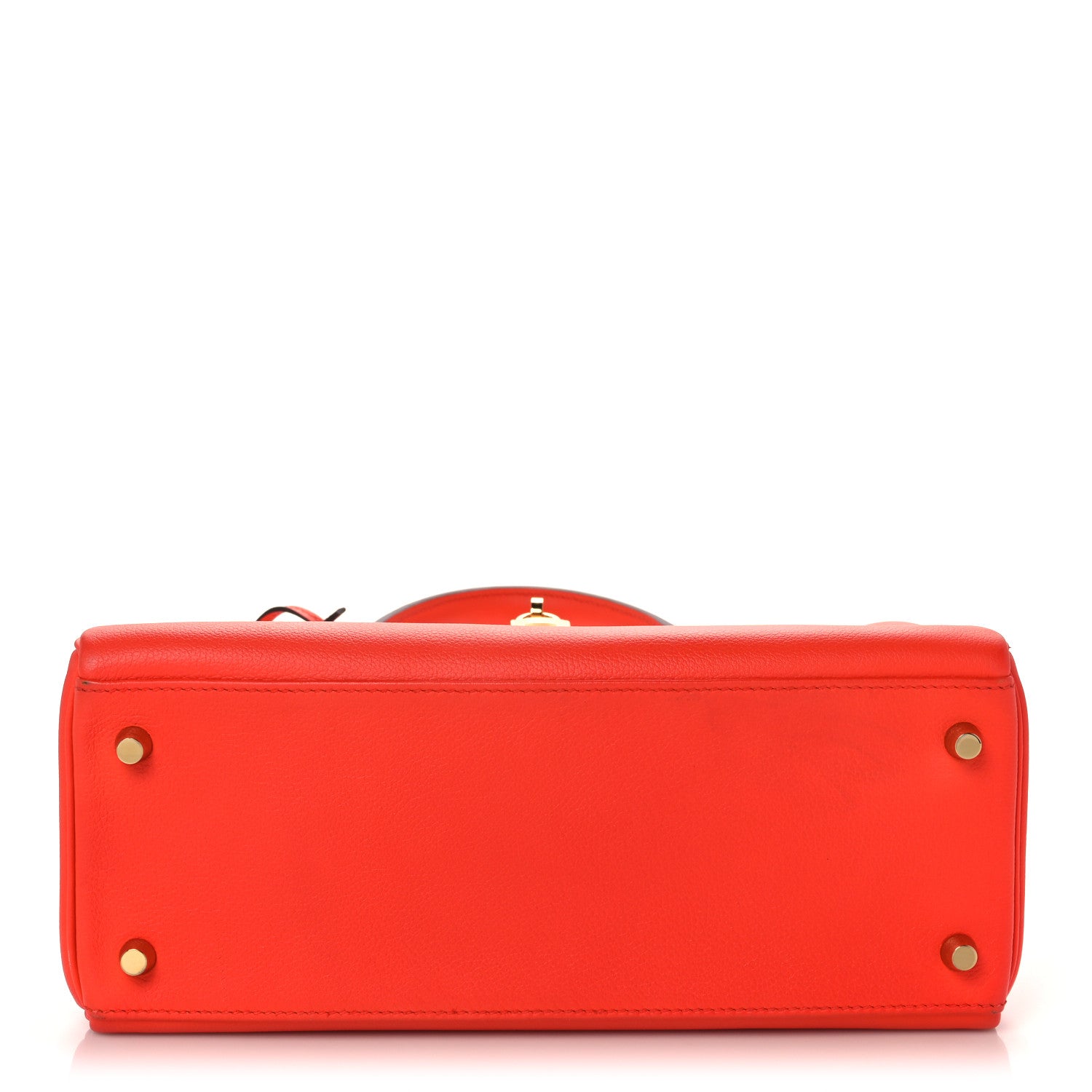 Hermes Evercolor Kelly Retourne 28 Orange Poppy 6 of 41