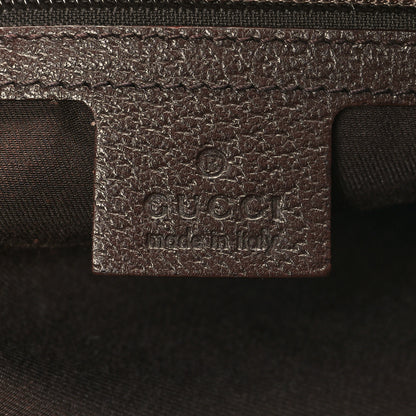 Gucci Monogram Web Large Joy Tote Dark Brown 6 of 12