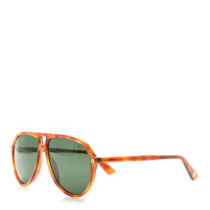 Gucci Aviator Sunglasses GG0119S Tortoise 1 of 8