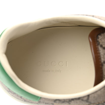 Gucci GG Supreme Monogram Fake/Not Womens Ace Sneakers 41 Beige New Shamarock Brown Sugar 7 of 8