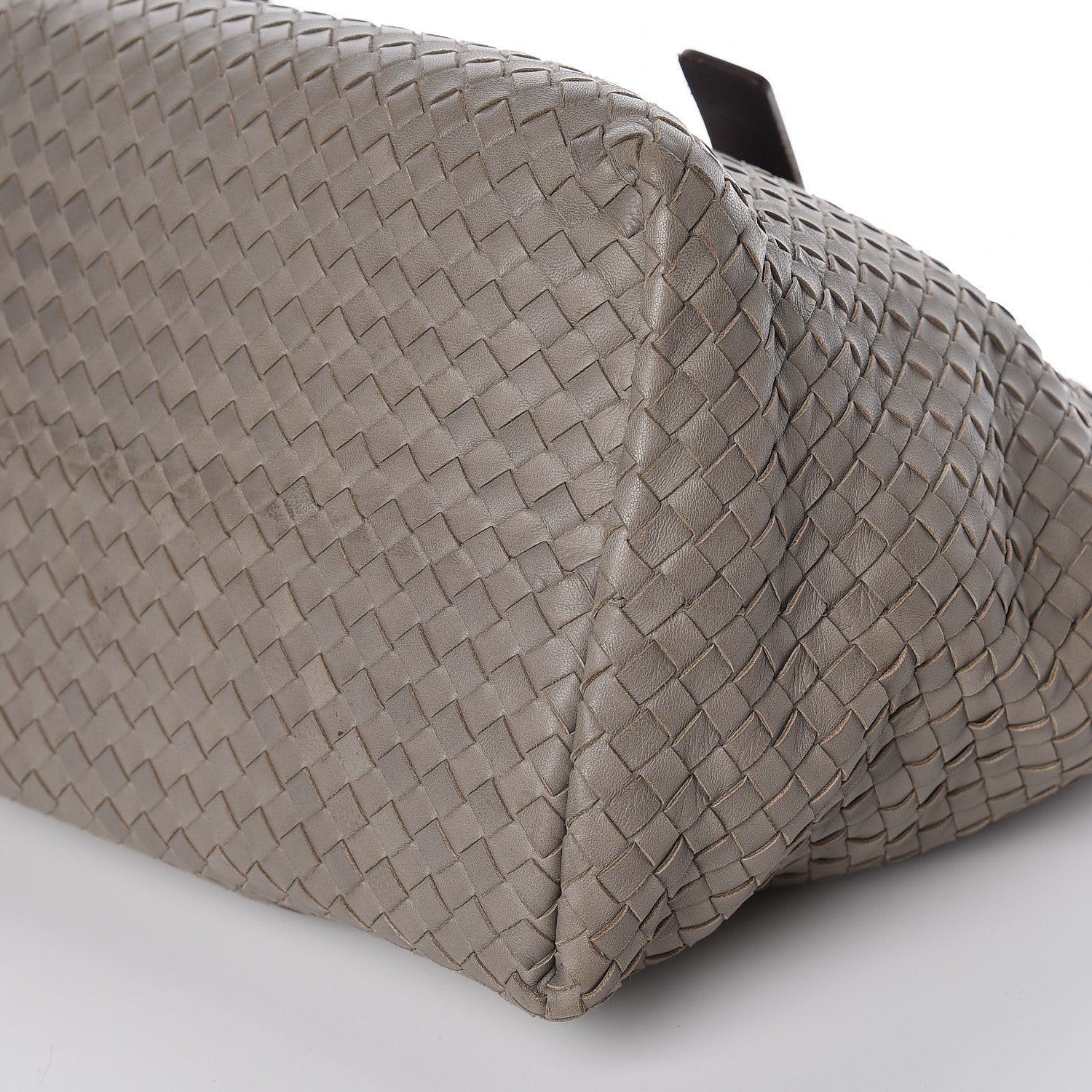Bottega Veneta Intrecciato Light Calf Shopper Tote Khaki Brown 10 of 11