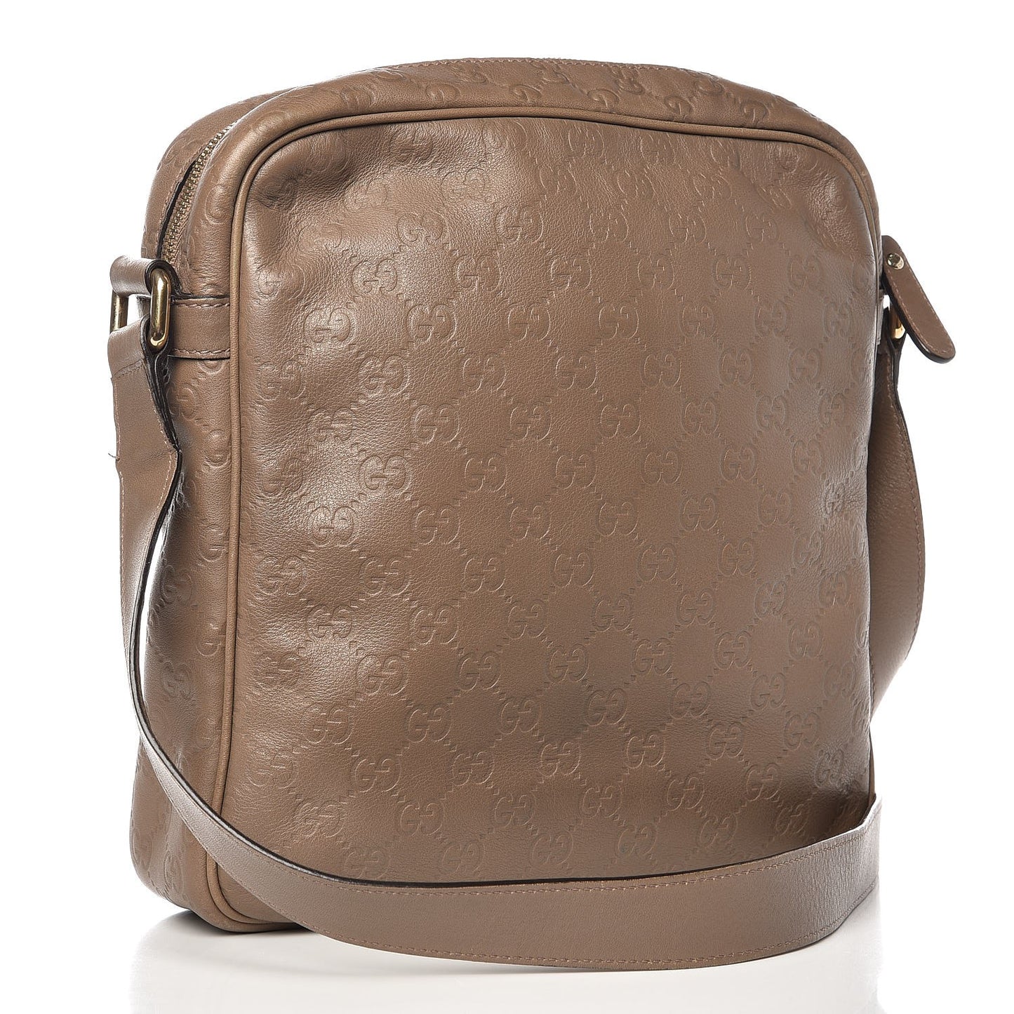 Guccissima Medium Messenger Taupe