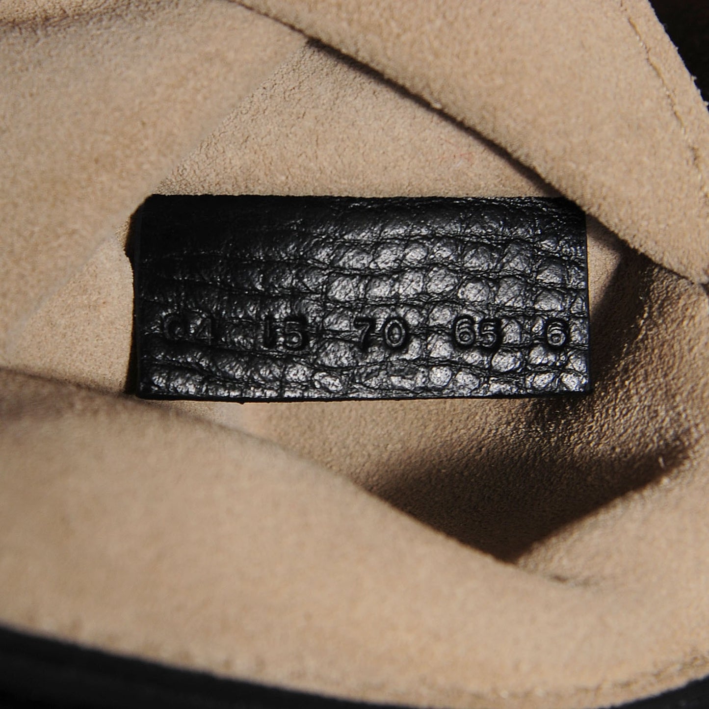 Grained Calfskin Lambskin Mini Bi-Color Drew Shoulder Bag Black Powder Beige