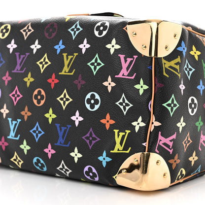 Louis Vuitton Monogram Multicolor Speedy 30 Black 9 of 9
