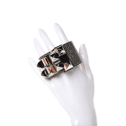 Hermes Lizard Collier De Chien CDC Bracelet S Ombre 2 of 9