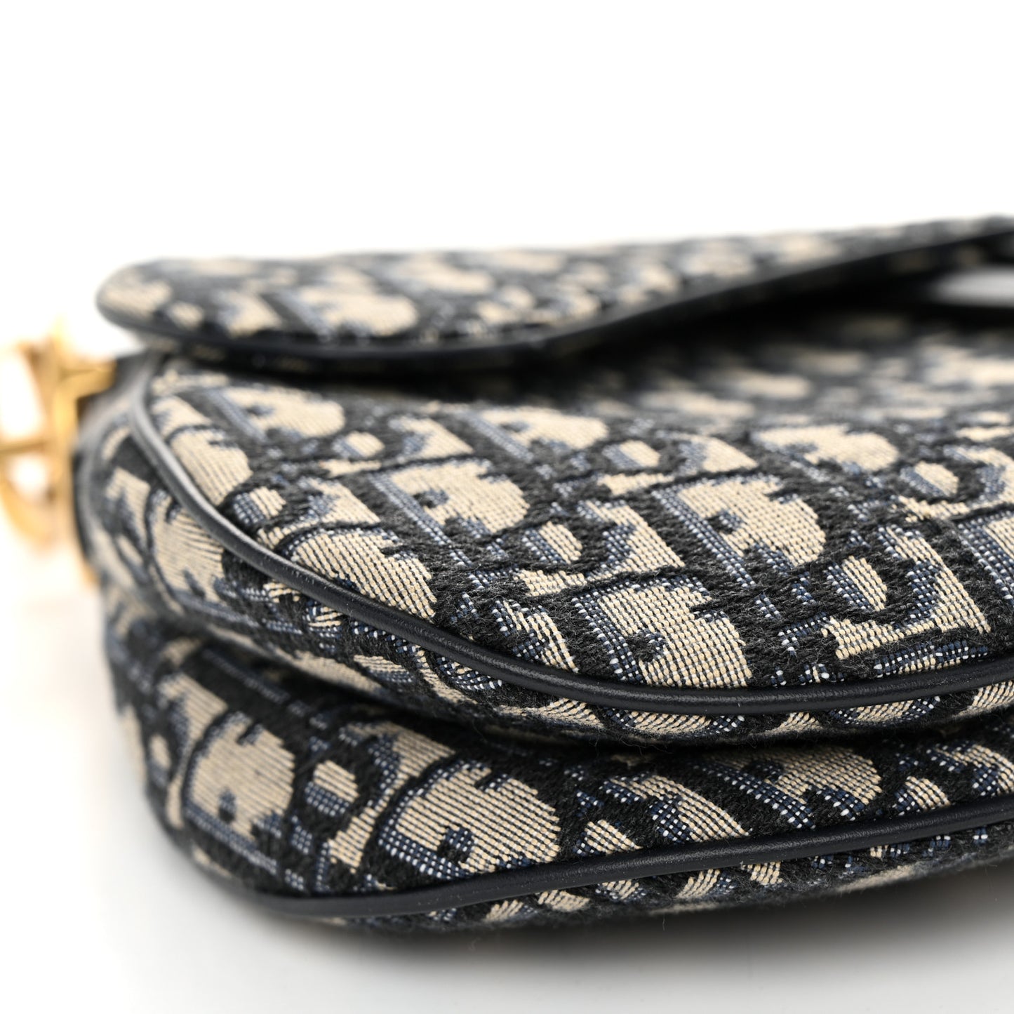 Oblique Saddle Bag Blue