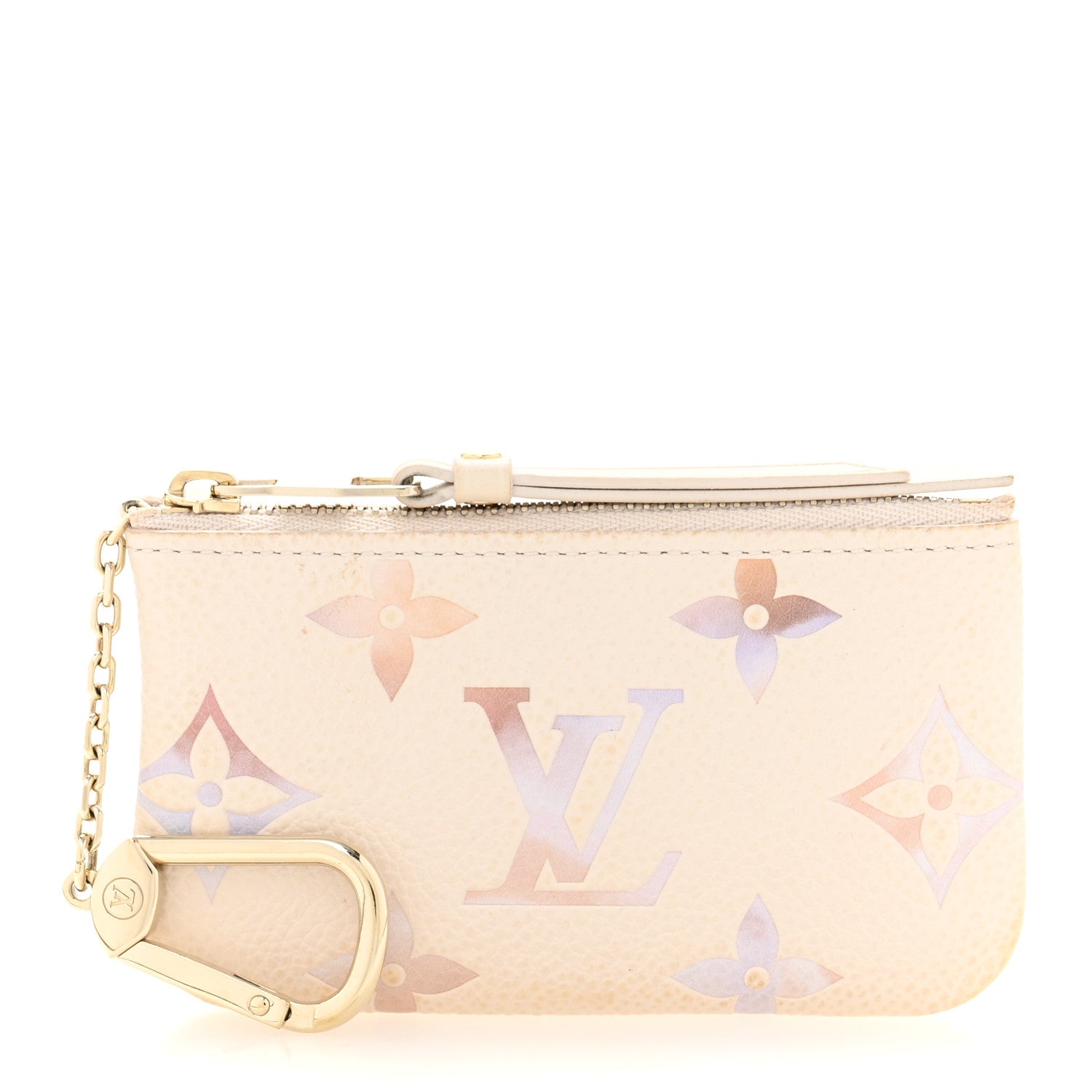 Louis Vuitton ベージュ マネークリップ Louis Vuitton Empreinte Monogram Giant Key Pouch Dream Beige
