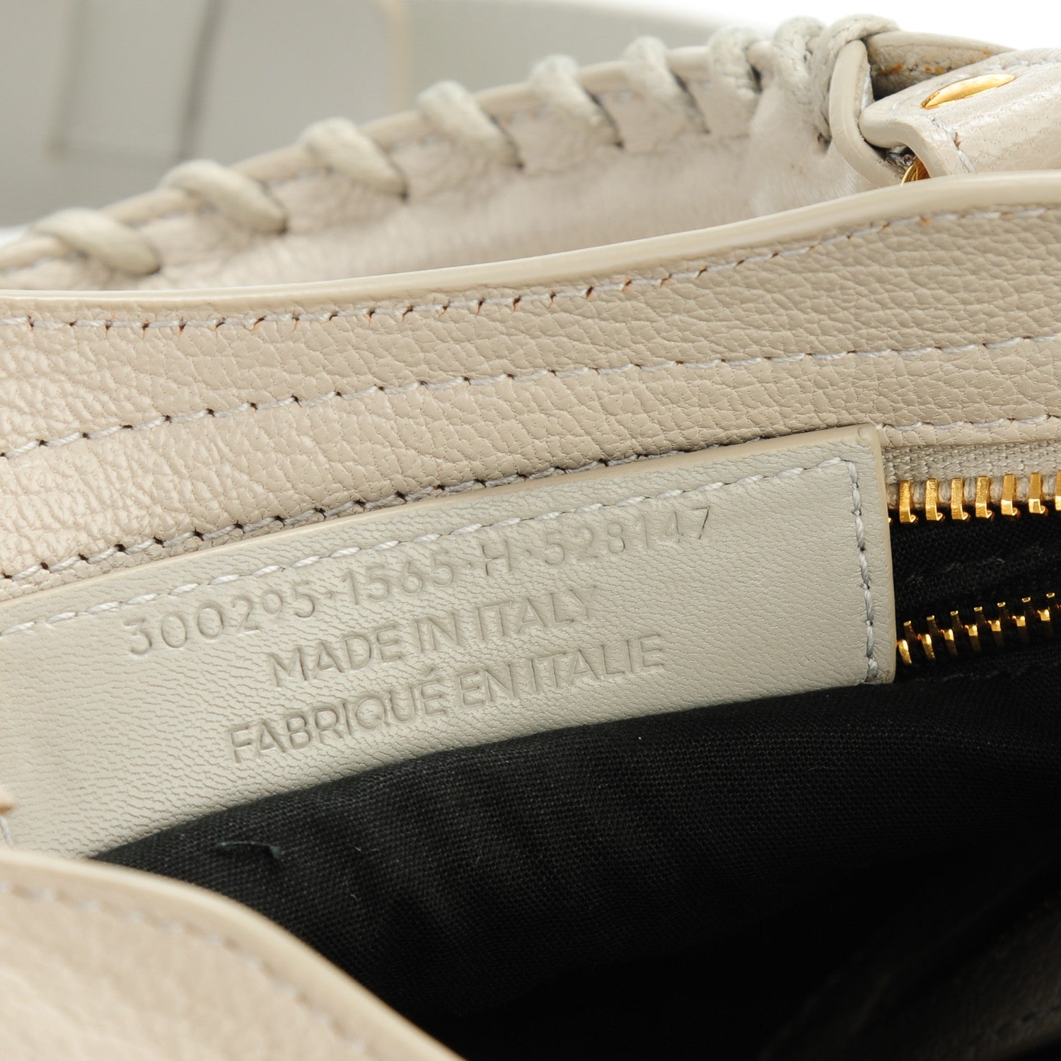 Balenciaga Chevre Gold Metallic Edge Hardware Mini City Gris Clair Gris Perle 7 of 7