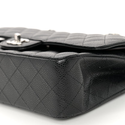 Chanel Caviar Quilted Medium Double Flap Black 10 of 11