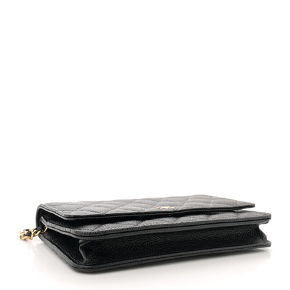 Chanel Caviar Quilted Wallet on Chain WOC Black 4 of 11