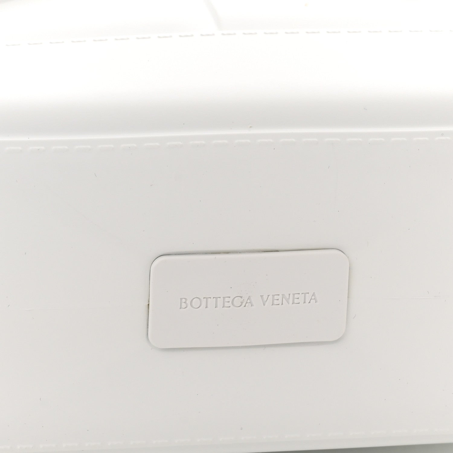 Bottega Veneta Rubber Intrecciato Mini Arco Tote White 7 of 10
