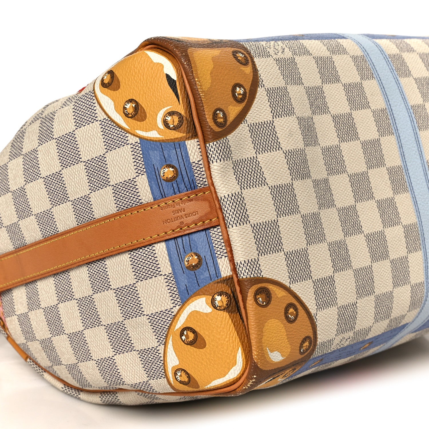 Louis Vuitton Damier Azur Summer Trunks Speedy Bandouliere 30 9 of 10