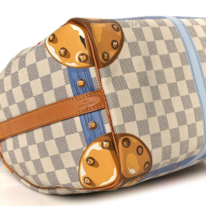 Louis Vuitton Damier Azur Summer Trunks Speedy Bandouliere 30 9 of 10