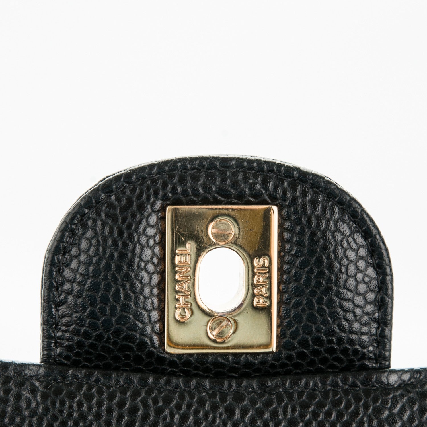 Chanel Caviar Quilted Medium Double Flap Black 6 of 8