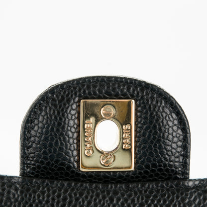 Chanel Caviar Quilted Medium Double Flap Black 6 of 8